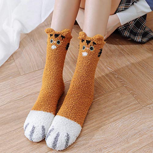 Calcetines esponjosos para dormir en invierno y descansar en casa 6