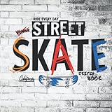 Sketch Book/street skate: A Large Square Sketchbook with Blank Graph Paper and White Paper - 100 Pages ( 8.5' x 8.5' ) for Drawing, Sketching, Painting and Recording Creative Ideas.