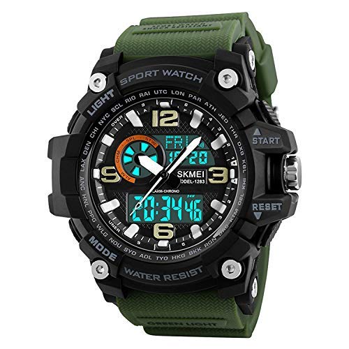 1155New Series Mud Master Luxury Digital Military Khakhi Dial Outdoor Sports Watch for Men's & Boy's
