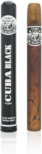CUBA BLACK by Cuba EDT SPRAY 1.17 OZ para hombre