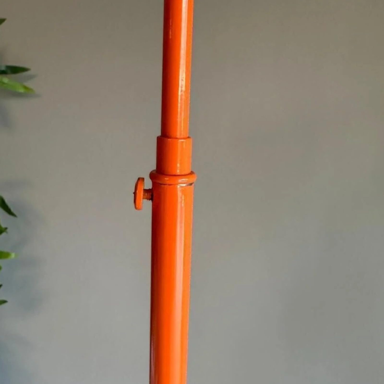 bamyum Gorkiede - de metal, moderna para dormitorio, salón, habitación infantil con casquillo E27, 30 cm de ancho, pantalla ajustable, Lámpara de pie, Naranja