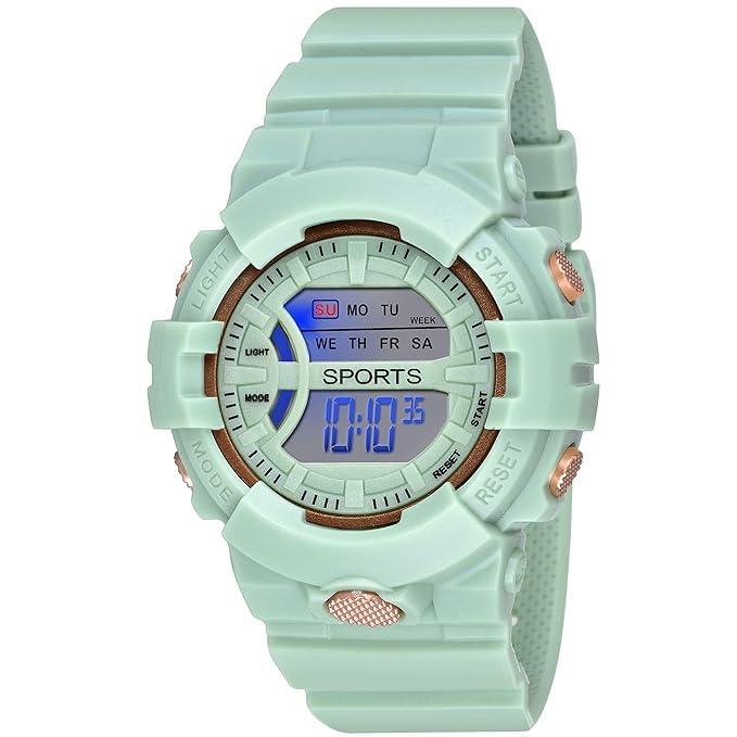 KE GALLERY Digital Multi Function Kids Sports Watch for Boys & Girls (Green) (B0D5M5CQ8R) Amazon Price History, Amazon Price Tracker