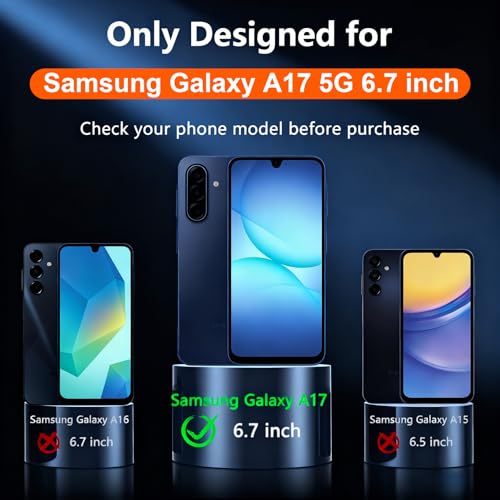 SPIDERCASE for Samsung Galaxy A17 Waterproof Case, IP68 Waterproof Case, Military-Grade Drop Protection, Full-Body Shockproof Dustproof Cover,Black - image 2