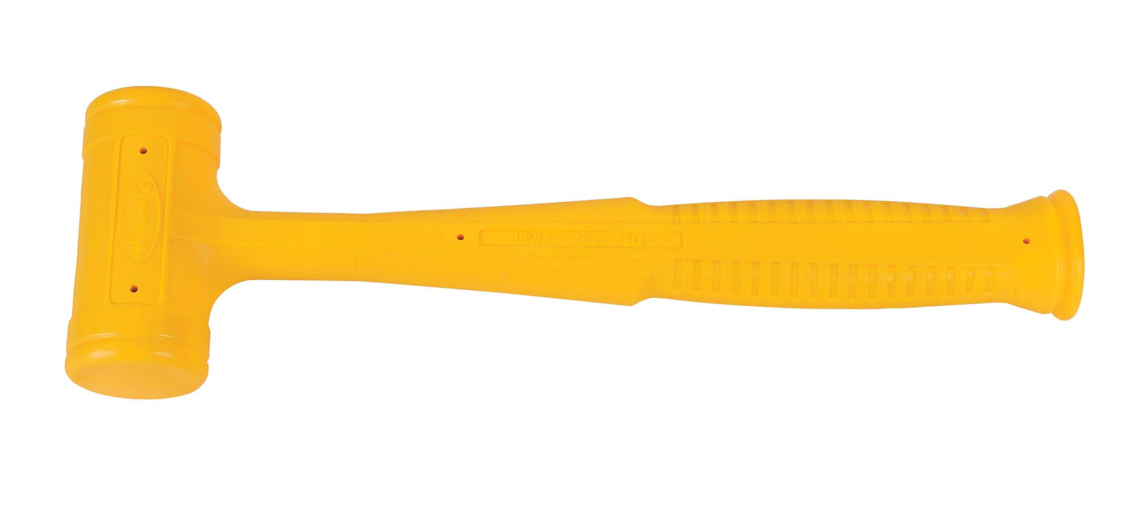 Williams Dead Blow Hammer with Ergonomically Designed Handle, 12-3/4 Inch Total Length & 24 oz, Minimizes Hammer Bounce Back, Hard Urethane Construction