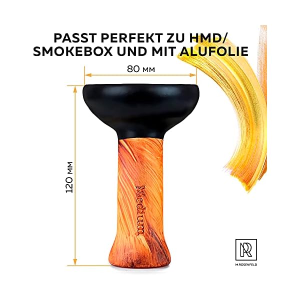 M. ROSENFELD Shisha Kopf Phunnel Made in Europe - Phunnel Kopf das Beste für Idealen Shisha Tabak & Shisha Steine… – Bild 4