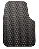 Intro-Tech SA-118-RT-B Hexomat Front and Second Row 4 pc. Custom Fit Auto Floor Mats for Select Saab 9-2X Models - Rubber-like Compound, Black