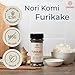 Umino Furikake | Multi-Purpose Japanese Rice Seasoning with Nori, Sesame & Sea Salt | USA Made, Additive & MSG Free Asian Rice Topping for Everyday Meals and Authentic Japanese Flavor | 4.5 oz