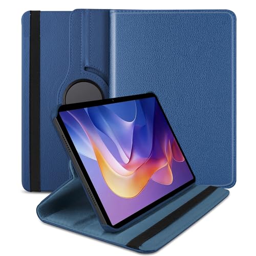 Image of TGK 360 Rotatable Smart Flip Cover for Xiaomi Redmi Pad 2 11 inch Tablet Case (Dark Blue)