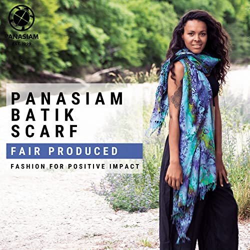 PANASIAM Schal B012 Blue green, XL