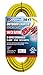 U.S. Wire 50 Ft. Three Conductor Yellow Temp-Flex Lighted Plug Cord, 14/3 Ga., 125v, 15a
