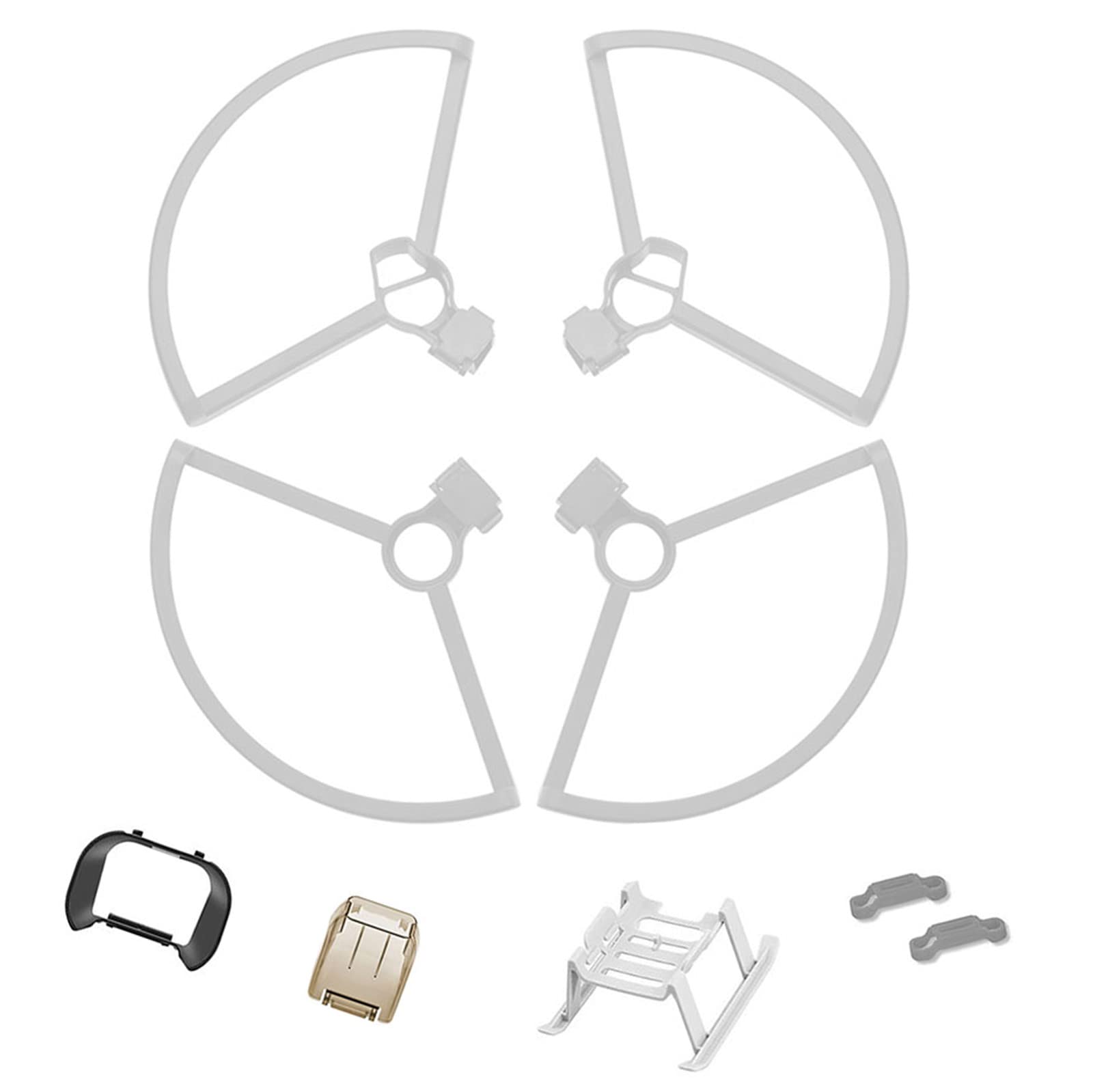 Young Wolf Propeller Guard & Landing Gear & Propeller Holder & Lens Cover Guard & Lens Hood Compatible with DJI Mavic Mini and Mavic Mini 2 Drone Accessories Set