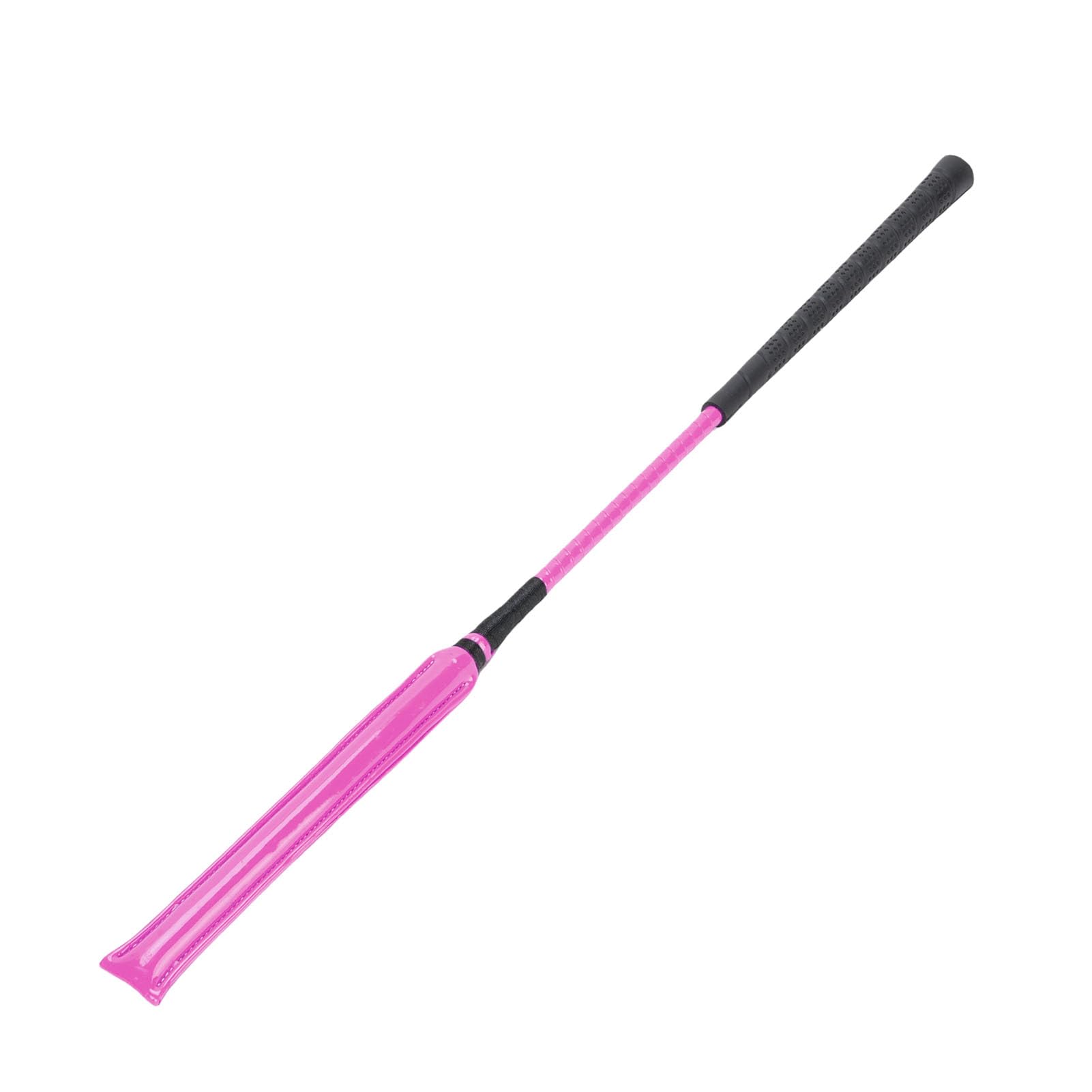 Fabater Frustino da Equitazione con Pelle Verniciata e Manico in Silicone Antiscivolo per Allenamenti di Corse di Sport Equestri 65 Cm