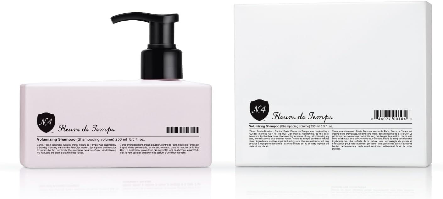 Number 4 Fleurs de Temps Volumizing Shampoo - 8.5 oz