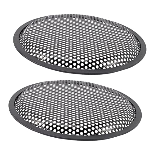 Angoily 8 Inch Subwoofer Speaker Net Cover Mesh Grill for Outdoor Speaker Protection and Decoration Random Style
