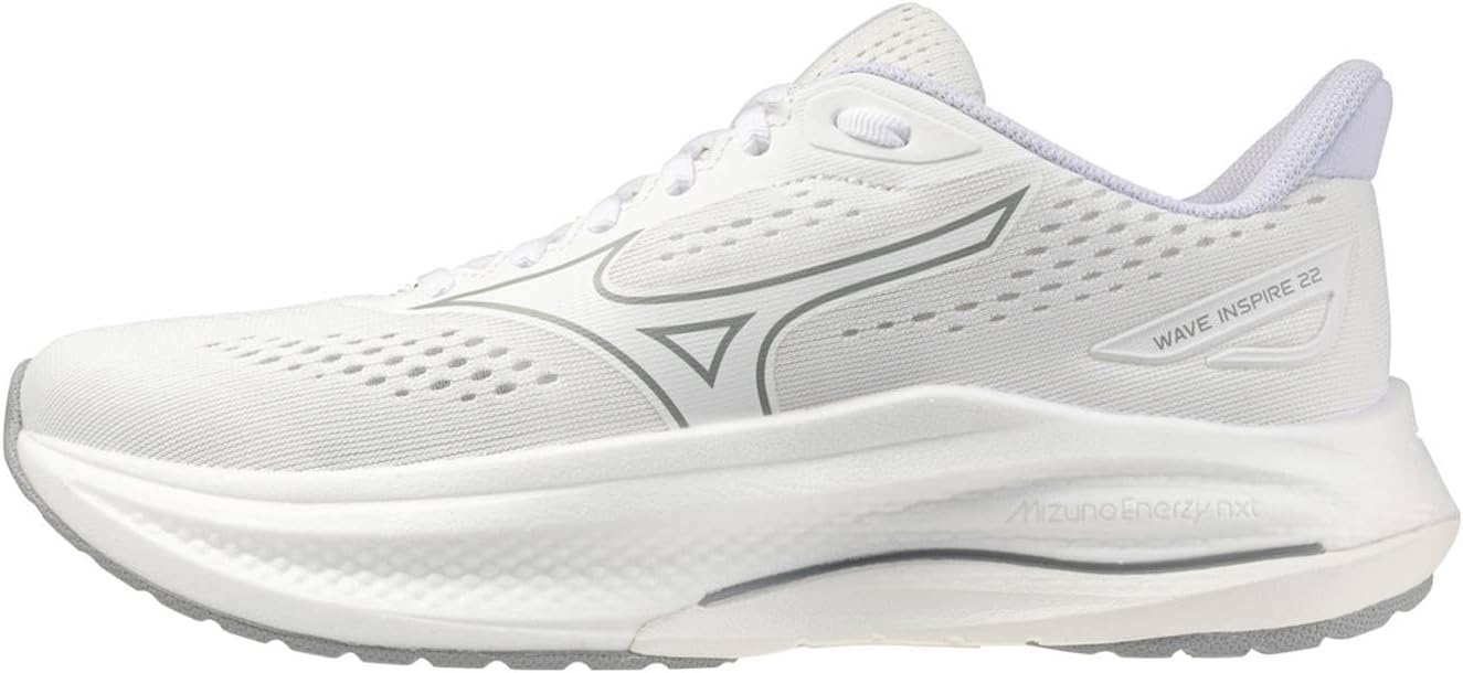 Wave Inspire 22 Women's Running Shoes, White/White/Harbor Mist