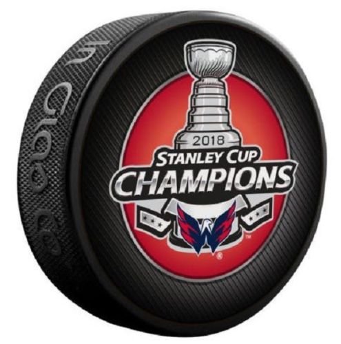 22018 STANLEY CUP FINAL CHAMPIONS PUCK CAPITALS CHAMPIONS HOCKEY PUCK COLLECTIBLE *PRE-ORDER ITEM - SHIPPING BEGINS ON JULY 15TH* LAS VEGAS