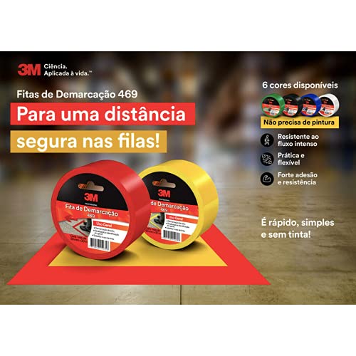 3M, Demarca Solo 469 Rl Amarela 50mmx30m
