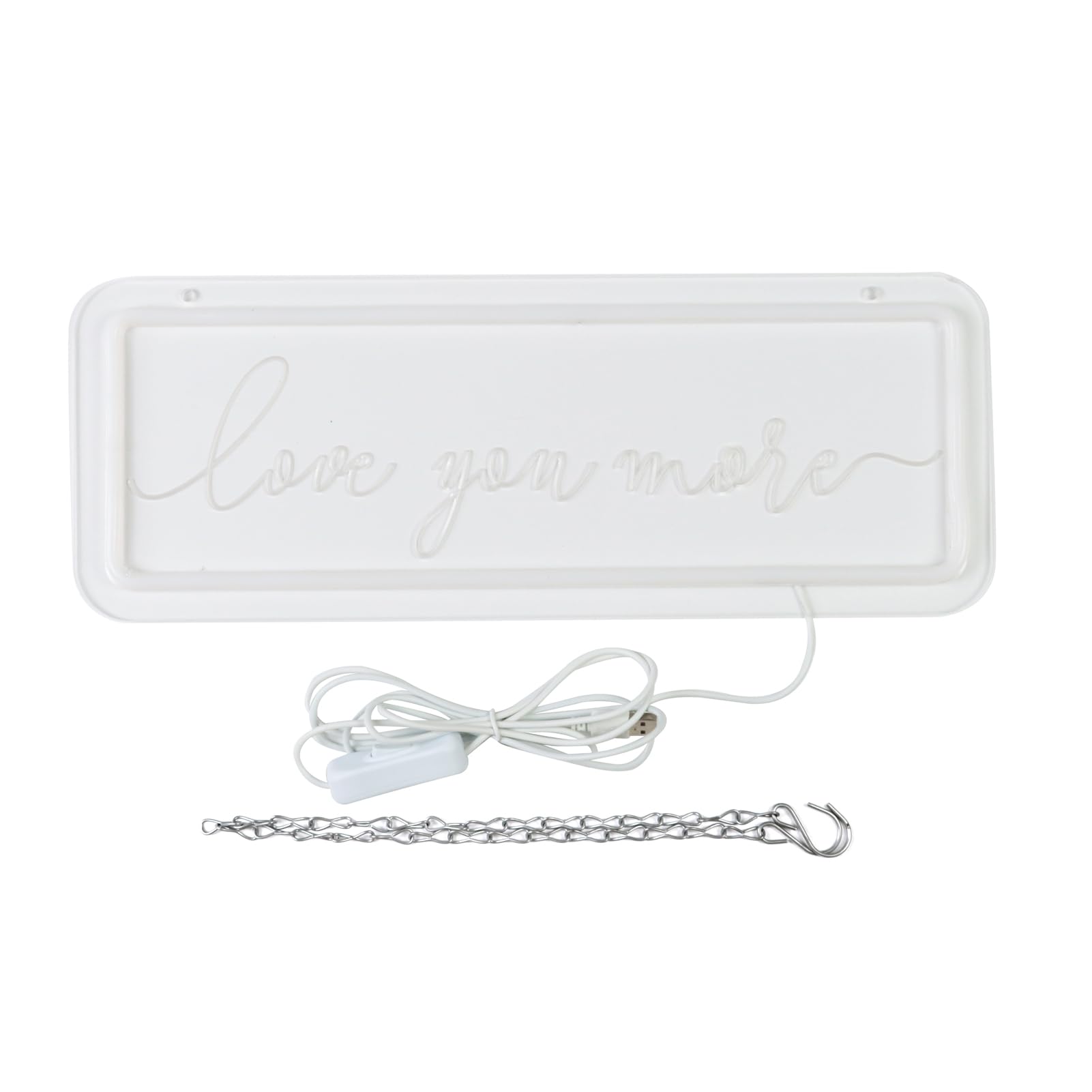 Neonowy znak "Love You More", neonowe światła LED do dekoracji ścian, miłość świecąca lampka nocna do sypialni, na ślub, urodziny, przyjęcie, dekoracja, prezent walentynkowy