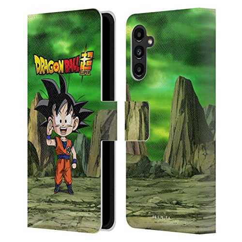 Étui portefeuille Dragon Ball Super Goku pour Samsung Galaxy A13 5G en déplacement