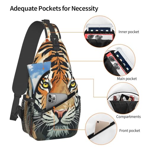 Bolso Pequeño de Pecho Unisex para Senderismo miniatura 4