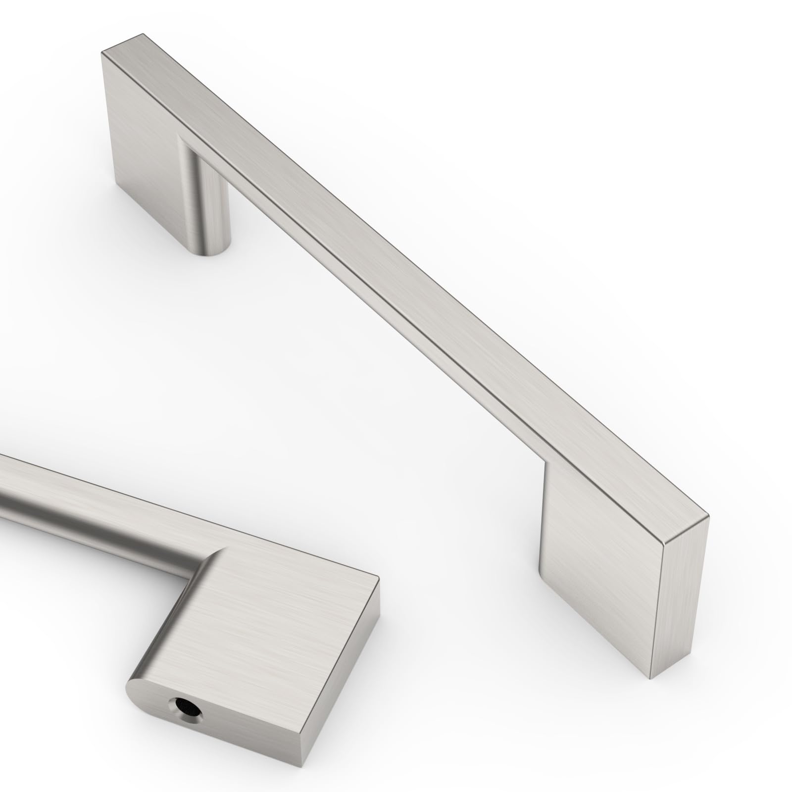 Asidrama 10 Pack 3.75 Inch Brushed Satin Cabinet Handles