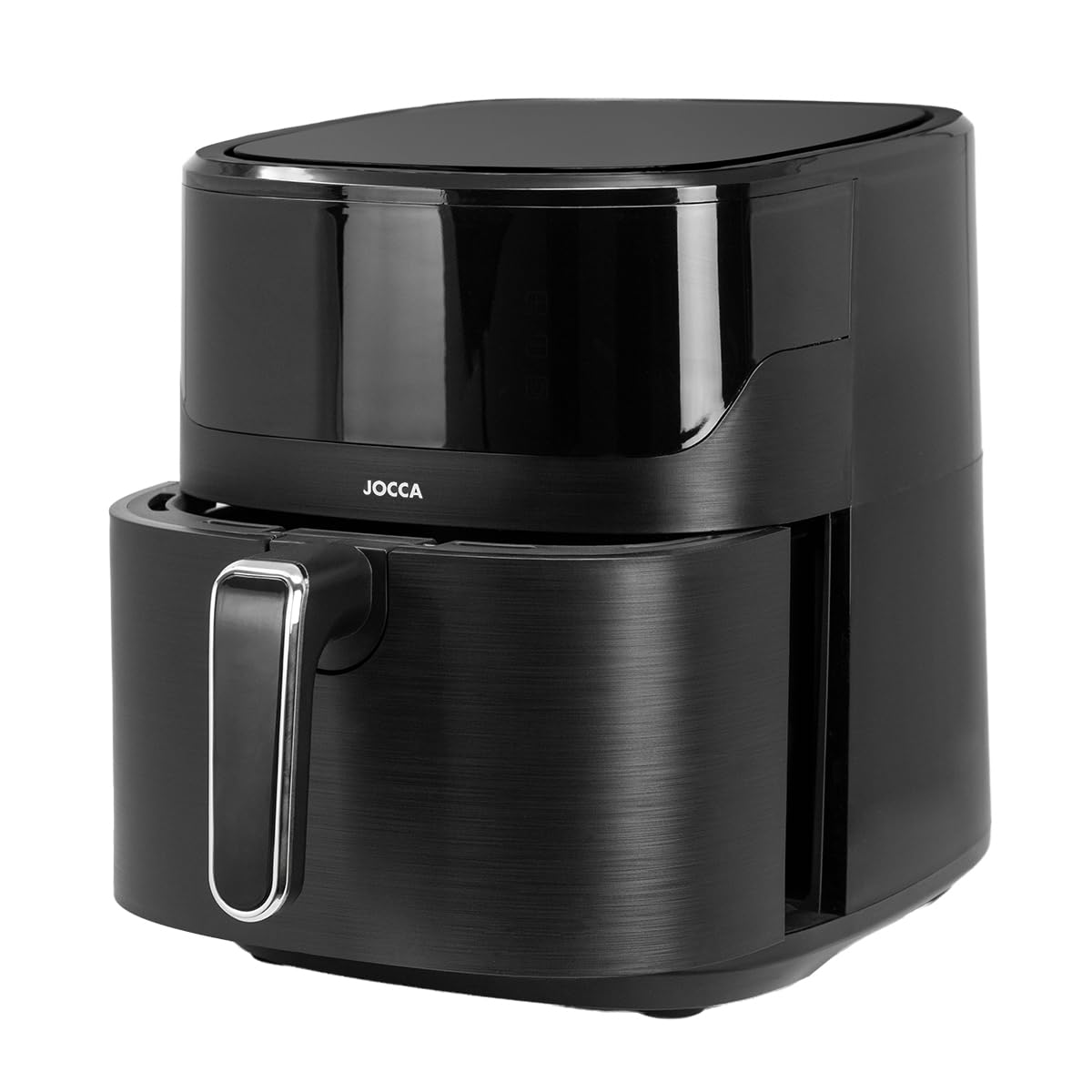 JOCCA - Freidora de Aire Caliente 6,5L| Freidora Sin Aceite| Air Fryer| Temporizador| Temperatura Ajustable| Cocina Sana| (Negro) Cocción Sin Aceite | Apagado Automático