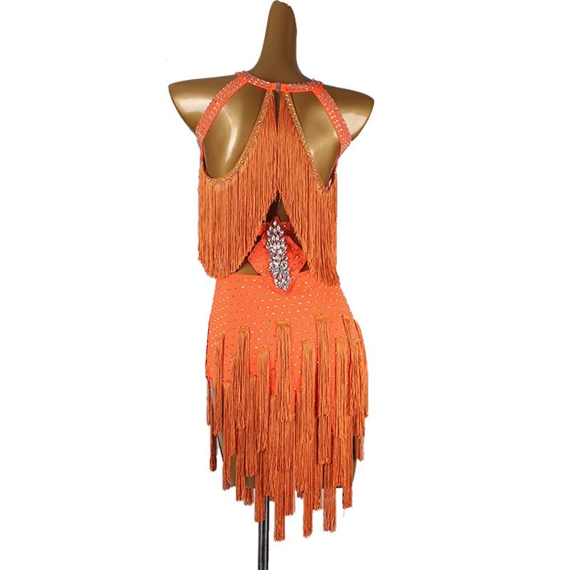 JRUIA Latin Dance Competition Dresses Professional Cha Cha Salsa Skirt Women's Hollow Dancing Clothes for Rumba Tango3