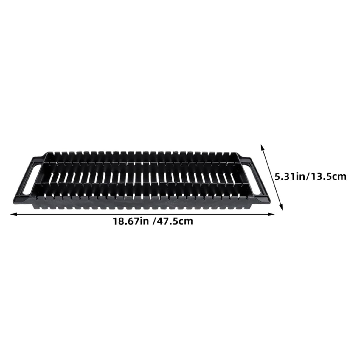 jojofuny Supporto per Circuit Board e PCB 4pz 25 Slot in Plastico Nero Antistatico per Postazioni di Lavoro Elettroniche