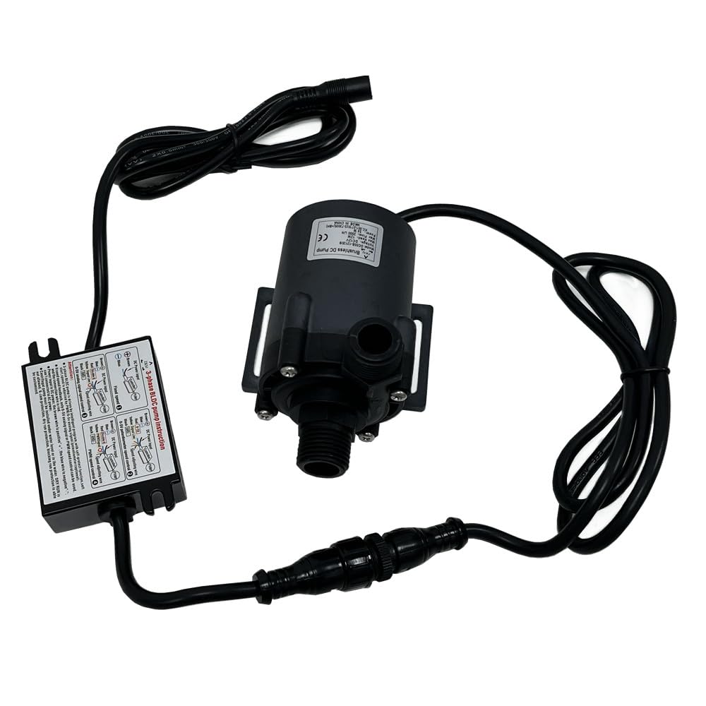 SHYSKY DC55E-12120S 12VDC mała, energooszczędna bezszczotkowa pompa wodna 54W 12m 2000LPH do cyrkulacji wody pod ciśnieniem system chłodzenia