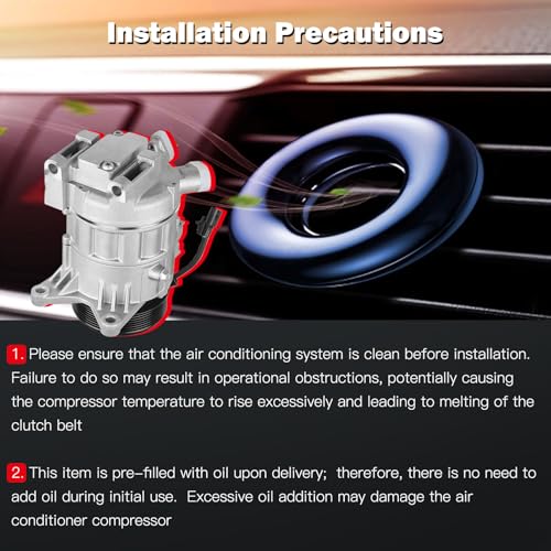 Image of CCIYU Air Conditioning Compressor for Nissan Altima Pathfinder 3.5L