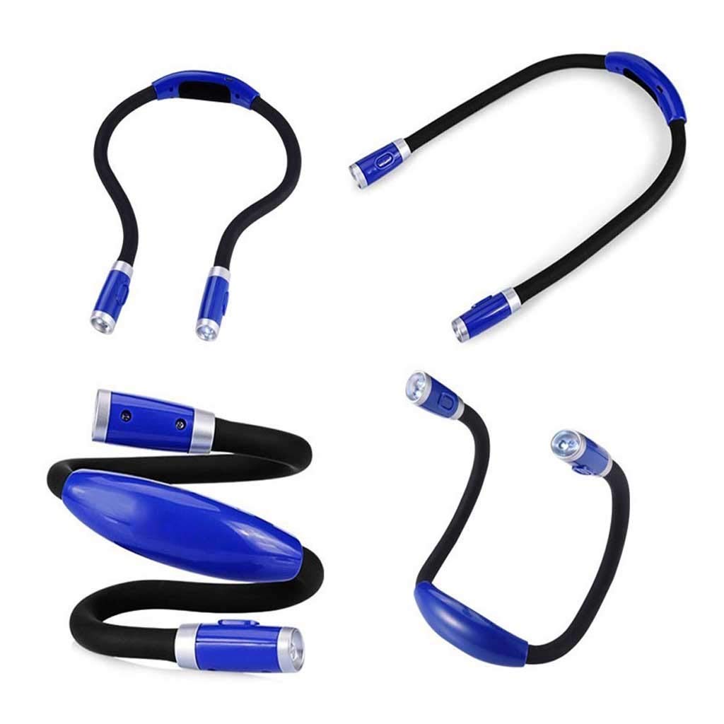 Lámpara de Escritorio USB Recargable luz del Cuello de Luces de Lectura al Aire Libre Abrazo Luces de Resistencia Luces de Lectura Libro Luces for Leer en la Cama 220 * 62 * 380mm para Lectura