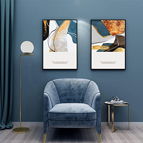 Affiche moderne feuille d'or pour raviver un mur vide grand format toile 50x70cm