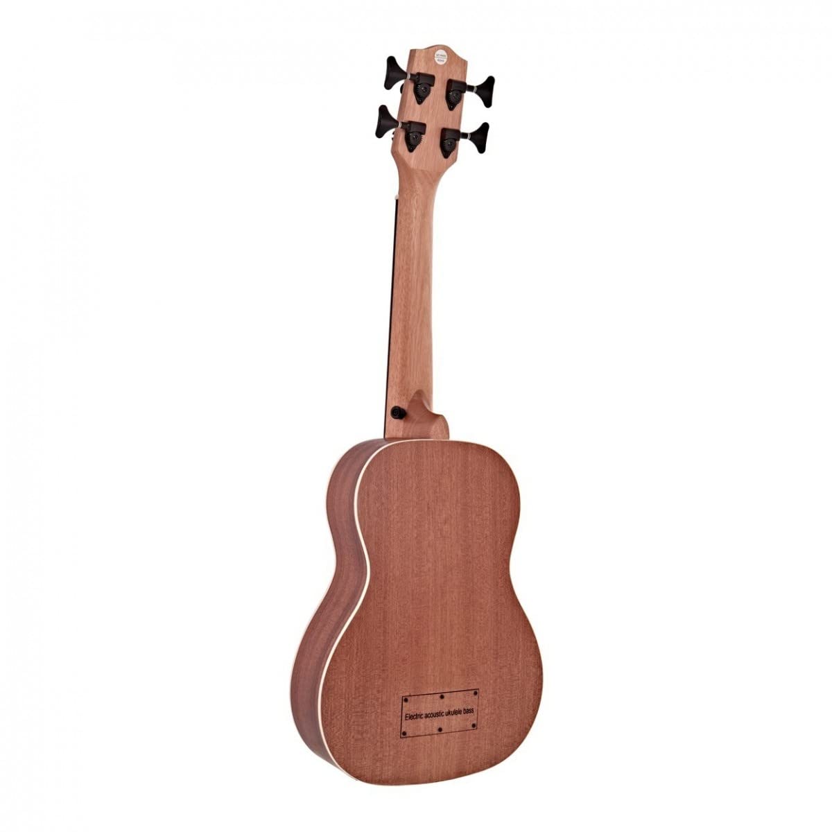 Ukulele Sapele Electro Acoustic Bass di Gear4music - Elettrico | Preamplificatore Basso Progettato per un Tono Amplificato Preciso, Costruzione in Sapele, Tastiera Ebanizzata, Aquila