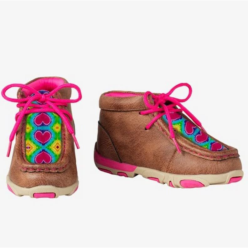 Twister Casual Shoes Girls Abigale Lace Moc Toe Brown 443002802