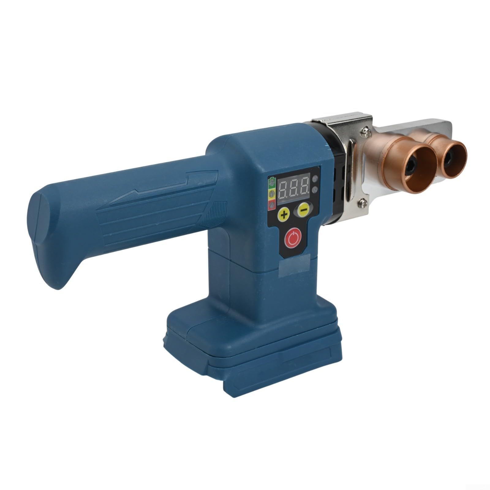 Máquina de soldadura de tubos de plástico inalámbrica compatible con batería Bosch de 18 V, ABS y construcción de metal, potencia de 280 W con control de temperatura de 32 niveles para