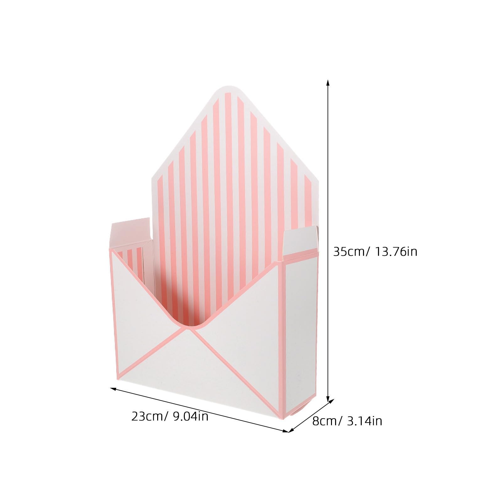 Artibetter 10 Stück Elegante Umschlagförmige Geschenk Verpackungsbox aus Papier in Rosa Praktische und Berührungsempfindliche Blumenverpackung für Weihnachten und Geburtstage