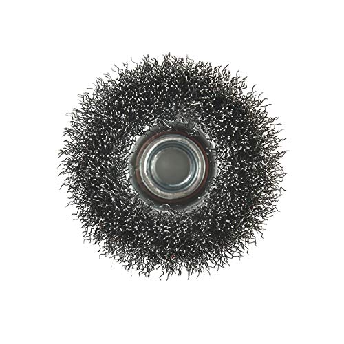 Aain Escova de arame AA017, escova de arame frisado de 7,62 cm para trituradores, 5/8