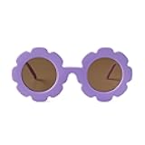 ADE WU Sunglasses for Kids Round Flower Cute Glasses UV 400 Protection Children Girl Boy Gifts