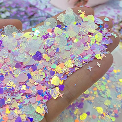 Confettis de table rose lot de 2000 pièces en PVC à paillettes pour déco de fête