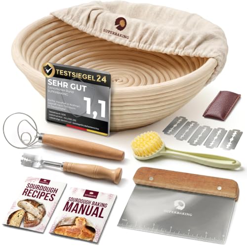 Superbaking Banneton Bread Proofing Basket...