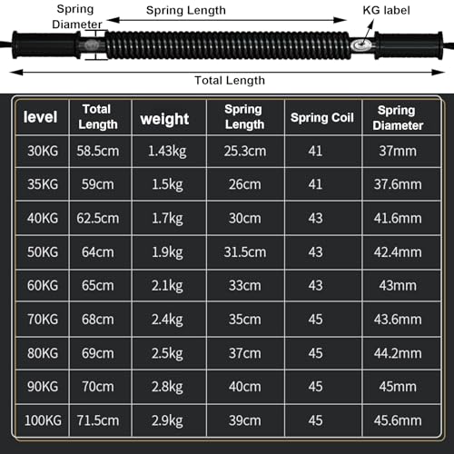 Power Twister Bar 30 kg Krafttrainingsgerät für Schultern, Arme, Unterarme und Brust, ideal für Fitness-Enthusiasten und Heimtraining