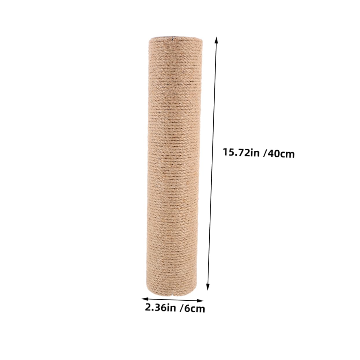 HANABASS Indoor Cat Scratching Post Jute Pole for Kittens and Cats Cat Climbing Frame Accessory Space Saving Vertical Design Replaceable Scratcher for Healthy Exercise