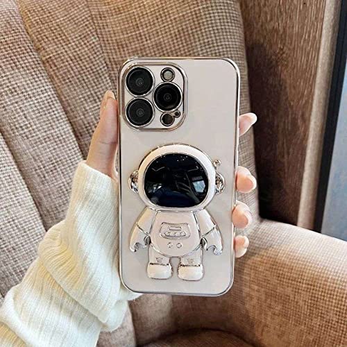 Coque astronaute iPhone X rose pliable pour visionner vos vidéos