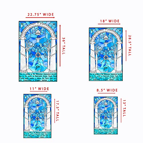 Vinilo adhesivo para ventana 11 x 17.5 pulgadas miniatura 4