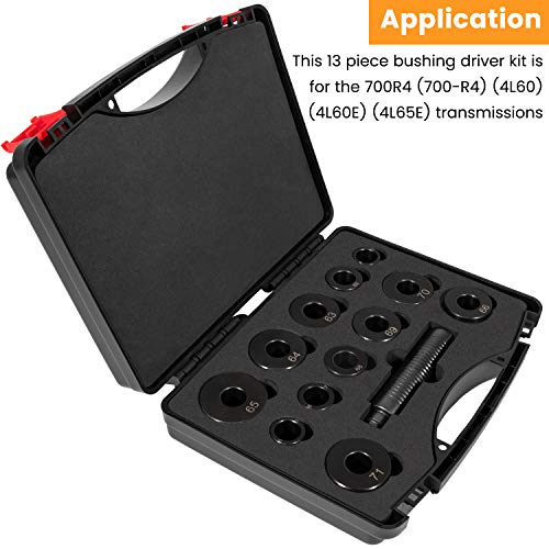 E-Cowlboy T-0220-700R4 Master Bushing Driver Set For Gm 700-R4 4L60 4L60E 4L65E Transmissions Bushing Bearing Seal Installer Remover Tool Kit (13 Pcs) #TOP1