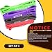 DRAPER'S STRENGTH Heavy Duty Resistance Stretch Loop Bands for Powerlifting Workout Exercise and Assisted Pull Ups (#11 4 Band Set Red-Green)