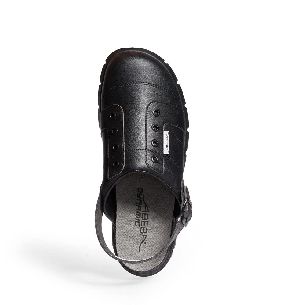 Abeba Clog 7361 - Dynamic Mikrofaser, schwarz zertifiziert