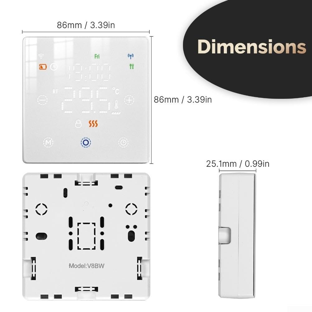 Thermostat de chaudière WiFi à contact sec pour tuya App Control WiFi