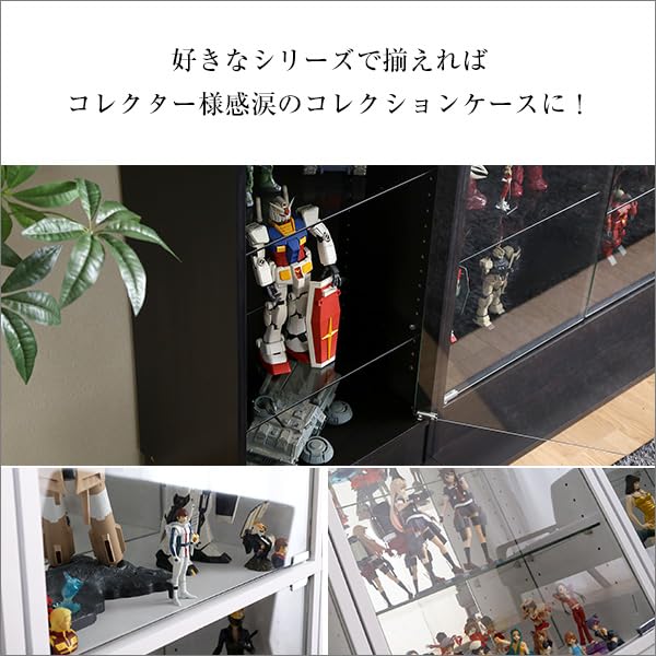 Amazon.co.jp: コレクションラック Palace-パレス- 深型ハイタイプ