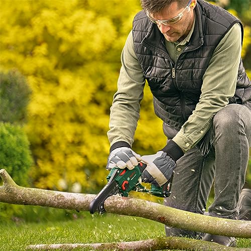 Bosch kompakte Mini Kettensäge EasyChain 18V-15-7 (Zum Schneiden von Holz; 18 Volt System;...